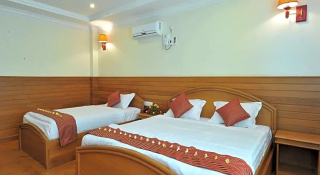 Suite 1 camera da letto Ayarwaddy River View Hotel