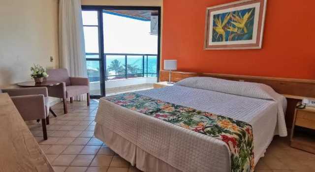 Двухместный номер Deluxe с видом на море Ingleses Praia Hotel