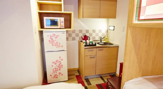 Номер Karaoke Deluxe 10 этаж Hotel Sanrriott Kitahama