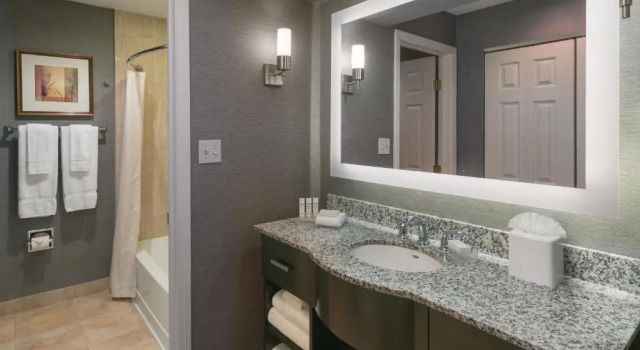 Четырёхместный люкс c 1 комнатой Homewood Suites by Hilton Chicago - Schaumburg