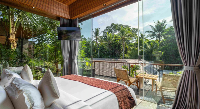 Номер Deluxe с балконом Gdas Bali Health and Wellness Resort