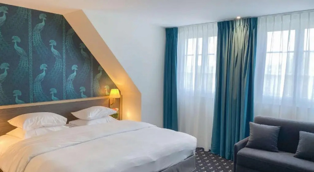 Двухместный номер Deluxe с красивым видом из окна Best Western Royal Hotel Caen