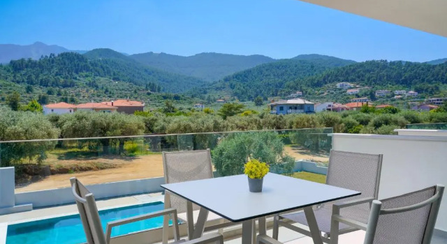 Апартаменты с видом на горы Апарт-отель Olia Thassos Luxury