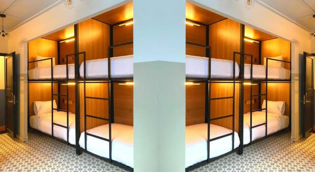 Postel ve společném pokoji Hostal Casa MX Centro