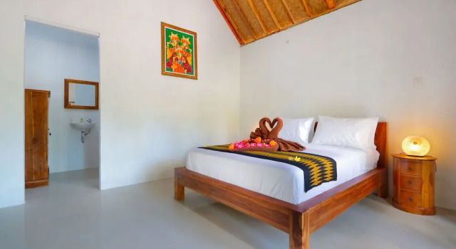 Dangin Kubu Bungalow, Rezervovat Hotel Hotely v Bali se snídaní, Snídaně