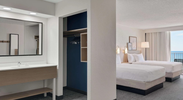 Номер Standard с балконом Spark by Hilton Ormond Beach Oceanfront