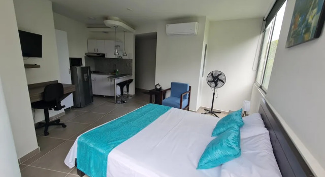 404 Moderno Aparta-Suite en Versalles Tipo Loft - Cali Tower Suites & Lofts, Prenota Appartamento Hotel a Cali con parcheggio, Parcheggio