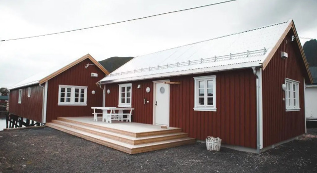 Люкс с 2 комнатами Solsiden Brygge Rorbuer