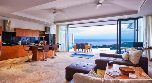 5 Bedroom Seaview Villa Lamai, Забронировать Вилла Отели Южного Таиланда с парковкой, Парковка
