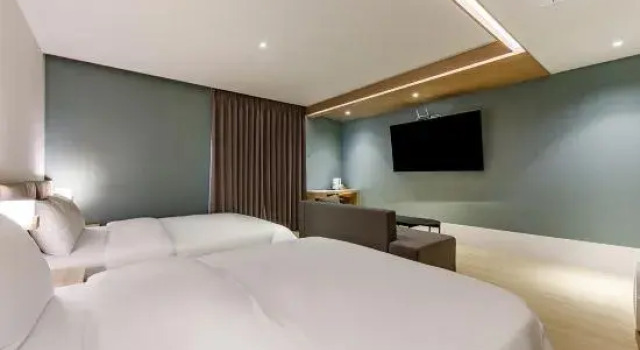 Двухместный люкс Daegu Hound Hotel Dongchon Amusement Park