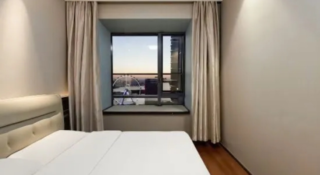 Люкс с 2 комнатами с видом на озеро Suzhou Tianxi Administration Hotel Apartment (Jinjihu Expo Center)
