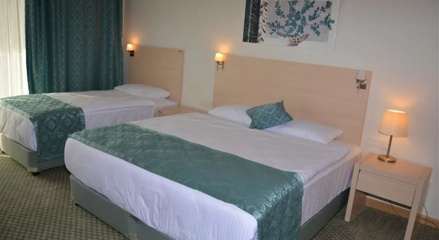 Трёхместный семейный номер Standard с балконом и с видом на город Ahsaray Hotel