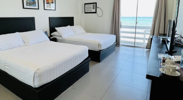 Camera quadrupla Standard con balcone e con vista mare Playa Azul Baler