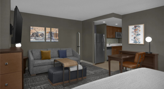 Двухместная студия Homewood Suites by Hilton Gaithersburg/Washington, DC North