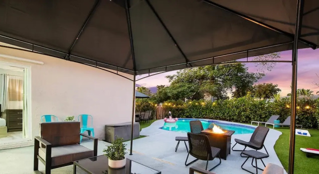Private Heated Pool & Lovely Home, Забронировать Отель Дания-Бич Broward County