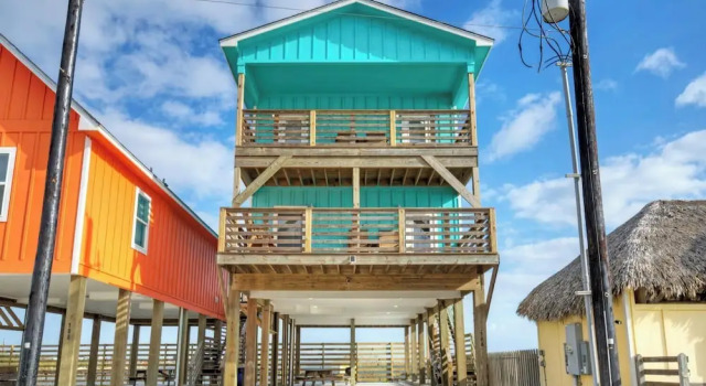 Sleeps 22 3 Homes on the Bay w/ Waterfront Pool + Boat Dock Laguna Village, Buchen Sie Ferienhaus Cottages in Corpus Christi, Cottage