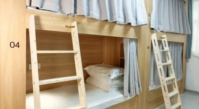 Кровать в общем номере (женский номер) Taiyuan Cool Stay Youth Hostel Hotel