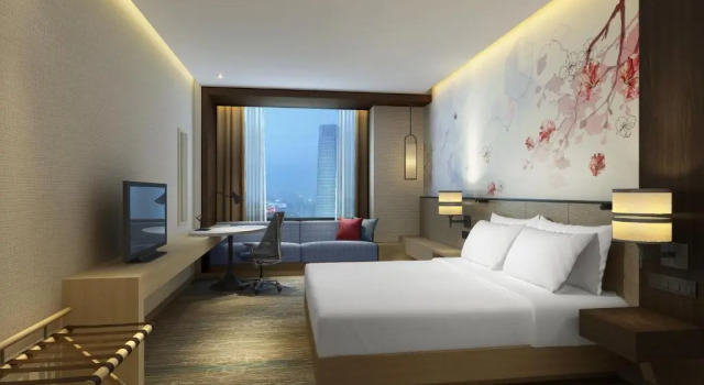 Двухместный номер Standard Hilton Garden Inn Zhongshan Guzhen