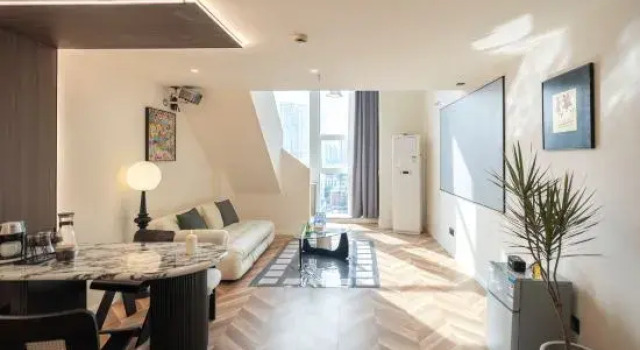 Люкс с 2 комнатами Dream2Room City Fully Furnished Suite Apartment