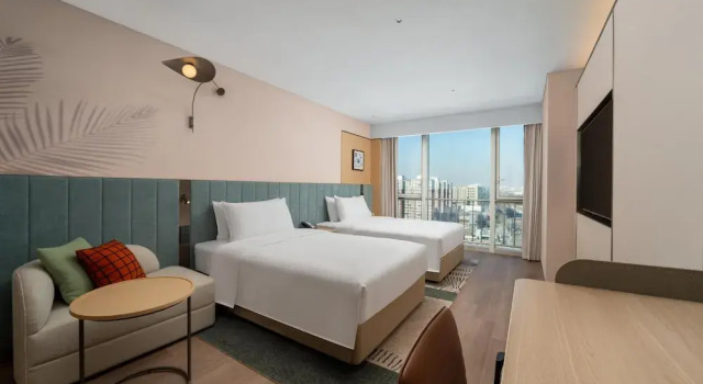 Двухместный номер Superior Hilton Garden Inn Beijing Feng Tai Xinxiang Building