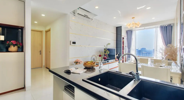 Rivergate Residence Saigon Central Walk to District 1 Free Pool, Забронировать Апартаменты/квартира Апартаменты Хошимина, рядом с Рынок Бен Тхань, Апартаменты/квартира