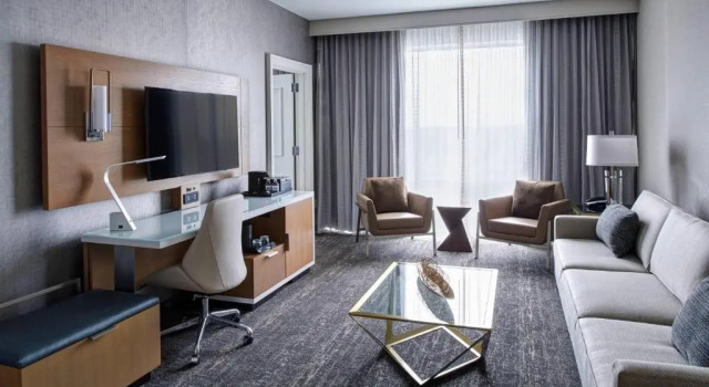 Двухместный люкс c 1 комнатой Auburn Hills Marriott Pontiac