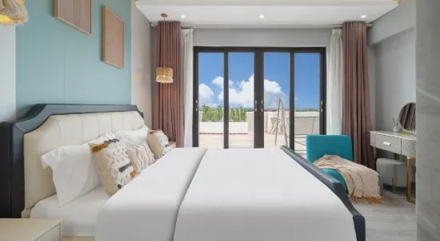 Familie suite med havudsigt Bailuyuan B&B (Shell Beach)