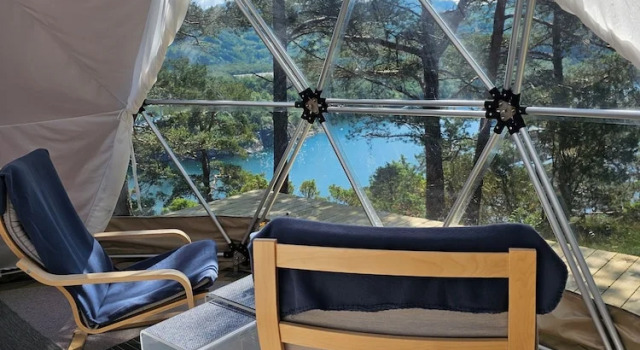 Тент с видом на море NorGlamp Glamping