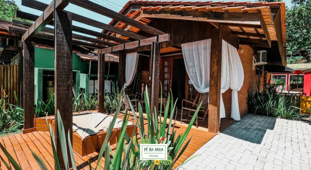 Двухместный номер Deluxe с видом на море Hotel Pé na Areia