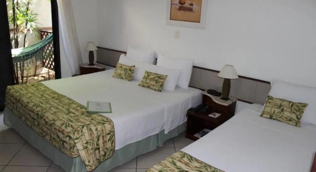 Трёхместный номер Standard с балконом Hotel Ilhas do Caribe - Na melhor região da Praia da Enseada