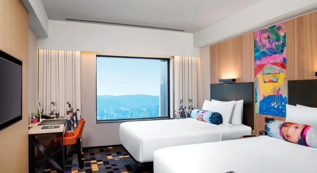 Двухместный номер Standard Aloft by Marriott Taipei Beitou