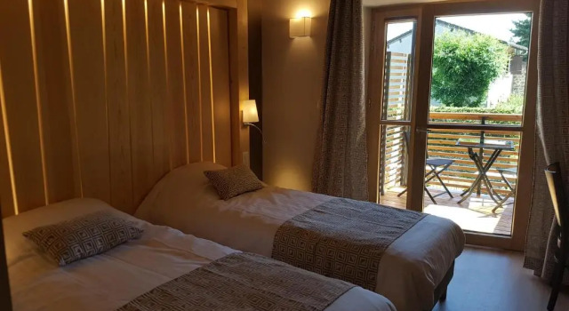 Двухместный номер Standard с видом на сад Logis SPA Hotel Restaurant De La Poste