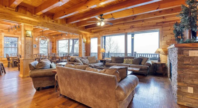 100 Guests Blackthorn Sister Smokies Homes Luxury Mountain Retreat
