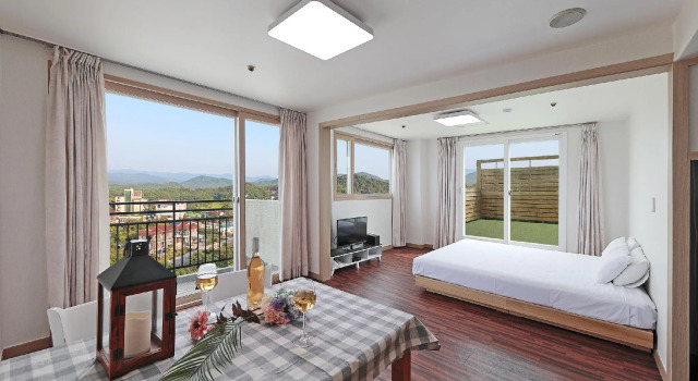 Номер Standard с частичным видом на океан Ocean to you Resort Sokcho Seorak Beach Hotel and condo