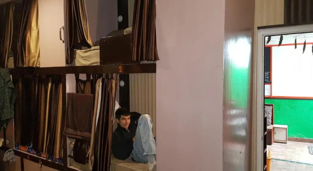 Кровать в общем номере Sonu Guesthouse & Hostel, Rishikesh