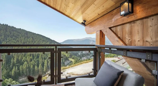Апартаменты Luxury с балконом и с видом на горы L'Ariondaz Courchevel