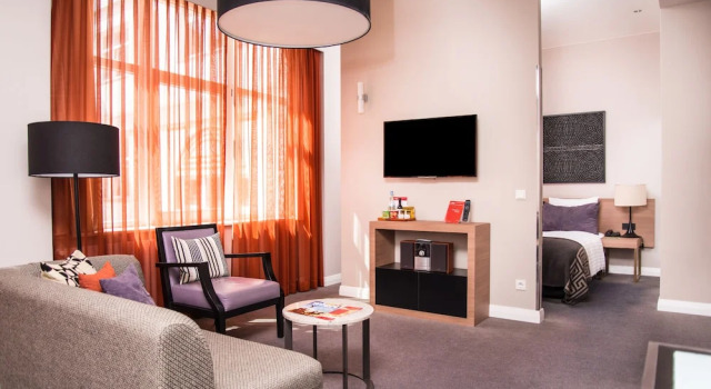 Семейные апартаменты с 2 комнатами Adina Apartment Hotel Berlin Checkpoint Charlie