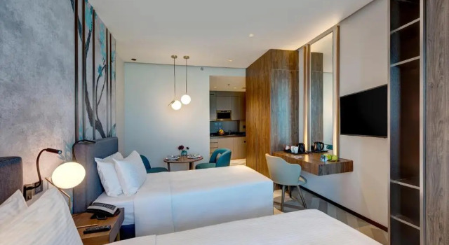 Двухместная студия клубная Deluxe Millennium Place Barsha Heights Hotel