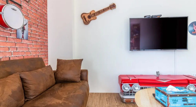 Двухместный номер Deluxe с балконом Tainan Rock nest view inn