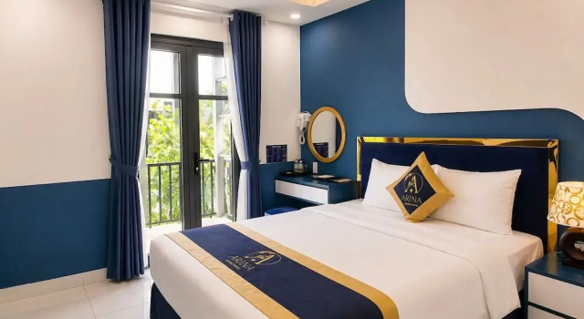 Двухместный номер Deluxe с балконом и с видом на город Arina Luxury Hotel - Vincom Tay Ninh