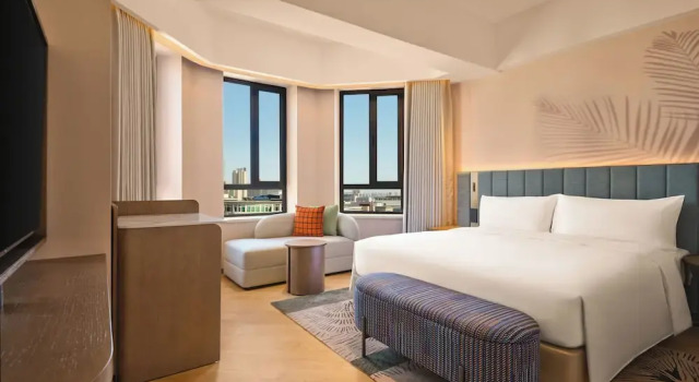 Двухместный номер Deluxe Hilton Garden Inn Yingkou Zhanqian