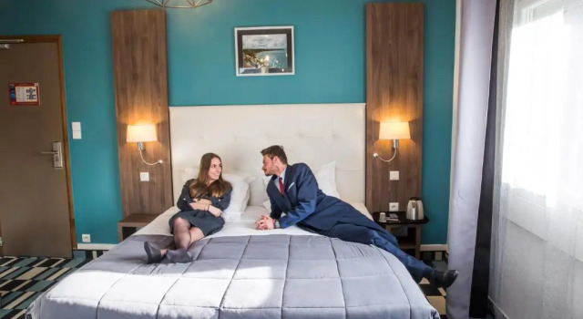 Номер Superior Hôtel Les Pieux En Cotentin
