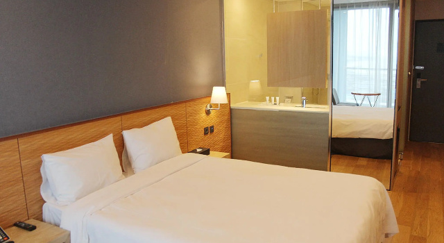 Habitación doble De lujo con vista al océano SL Hotel Gangneung