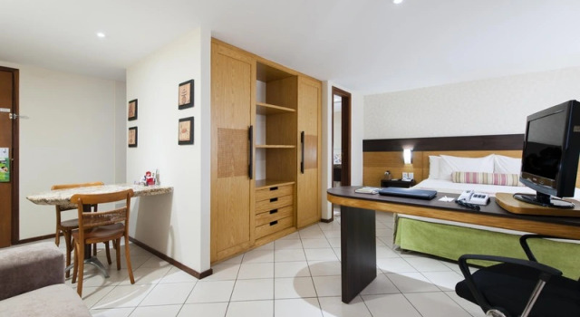 Двухместный номер Deluxe с балконом Quality Suites Natal