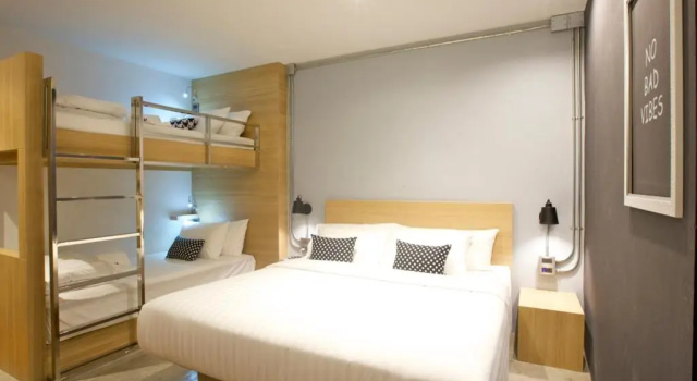 Четырёхместный номер Standard The Plug Hotel