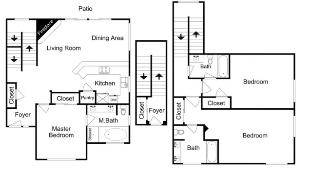663 Sawatch Drive Townhouse Unit 1 3 Bedrooms 3 Bathrooms Townhouse, Забронировать Дом для отпуска Виллы Beaver Creek Ski, Вилла