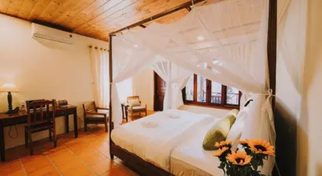 Бунгало с балконом и с видом на сад Thanh Kieu Beach Resort
