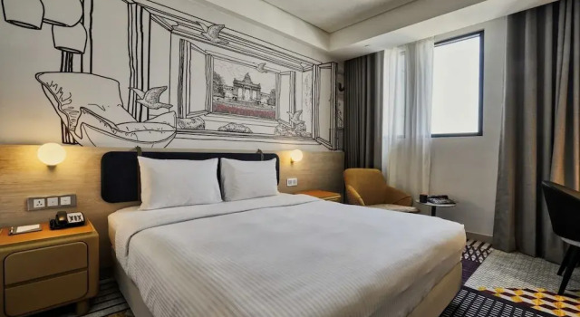 Люкс с балконом Two Tails Hotel Taipei