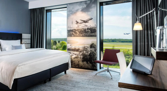 Двухместный номер Economy с видом на город Airport Plaza Hotel Hamburg