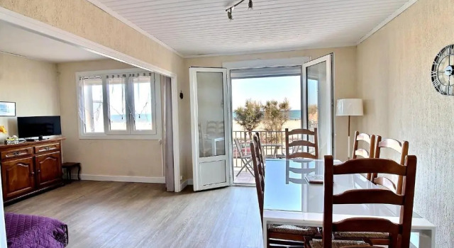 Appartement confortable en front de mer pour 5 personnes